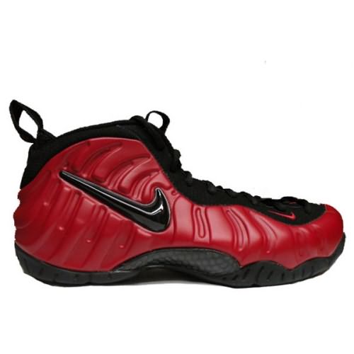 New Packaging Air Foamposite pro Red Black 624041-602 Newest